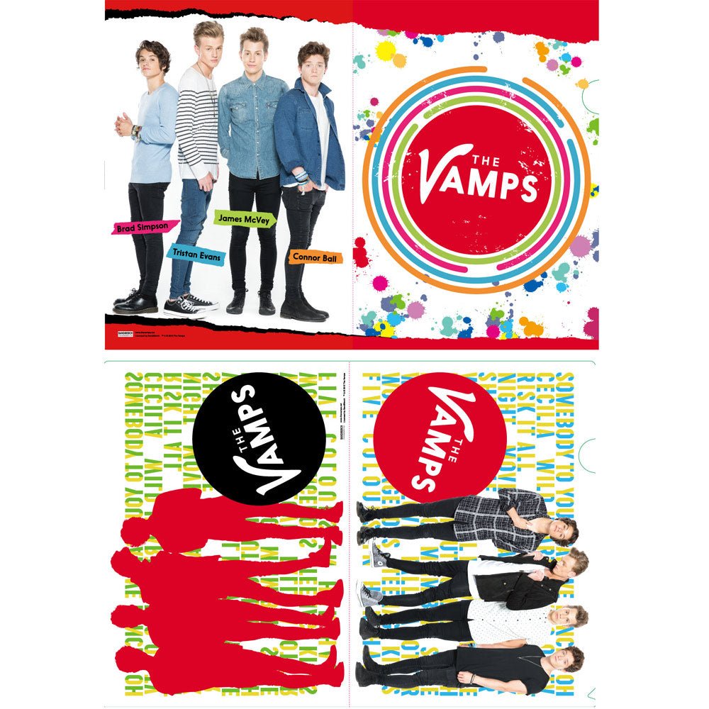 日本限定公式商品 THE VAMPS ヴァンプス - THE VAMPS クリアファイル2枚セット / ファイル・バインダー - PGS